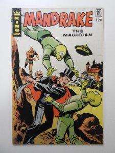 Mandrake The Magician #5  (1967) VG Centerfold detached top staple
