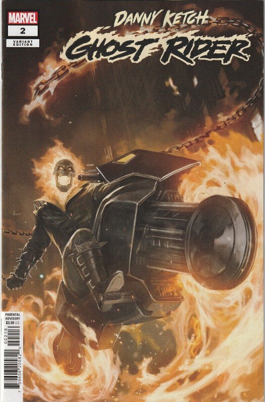 Danny Ketch Ghost Rider # 2 Variant 1:25 Cover NM Marvel 2023 [Q1]