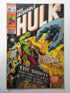 The Incredible Hulk #140 (1971) VG Condition