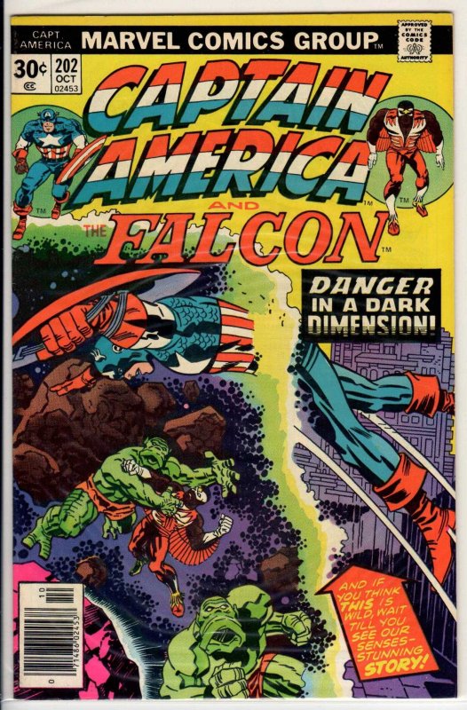 Captain America #202 Regular Edition (1976) 6.0 FN