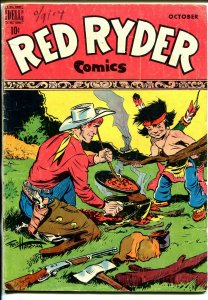 Red Ryder #63 1948-Dell-Little Beaver-Fred Harmon art & photo-VG