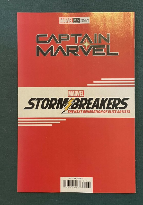 Captain Marvel 11th Series #25 Stormbreakers Juan Cabal variant cover (2019 Marv
