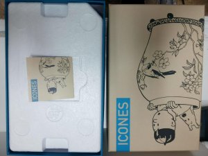 TINTIN: Resina Jarron Chino 20 cm - Coleccion Imágenes Iconicas (ref# 46401)