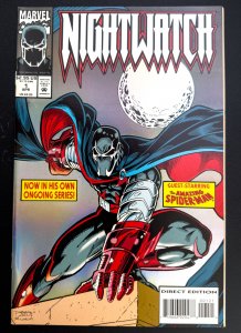 Nightwatch #1 (1994) [Foil Cvr] KEY - 1st Solo - VF/NM