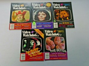 Video Watchdog Lot of 10 Different Early Issues Average 6.0 FN (1990-1996)