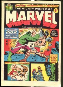 Mighty World Of Marvel--#32--1973--COMIC BOOK--Marvel--FN