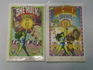 Sensational She-Hulk in Ceremony set #1+2 6.0 FN (1989)