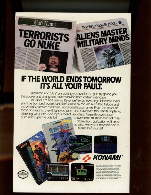 Avenger #320 - Thomas Palmer, Sr. Cover Art. (9.2 OB) 1990 