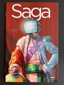 Image Comics Saga 5 First Printing - Brian K. Vaughan, Fiona Staples - VF+