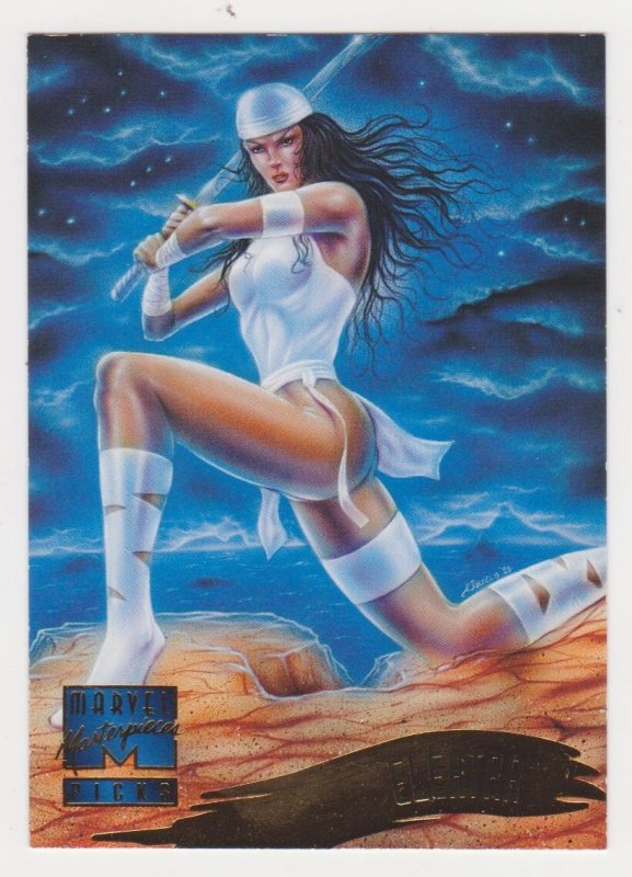 1995 Marvel Masterpieces #124 Elektra