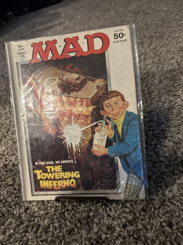 MAD Magazine #177 September 1975 The Towering Inferno