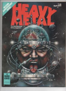 HEAVY METAL #25, NM-, April 1977 1979, Richard Corben, Moebius, more in store