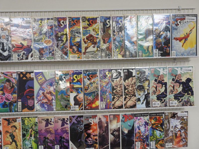 Huge Lot 140+ Comics W/ Batman, X-Men, Superman, +More AVG VF-