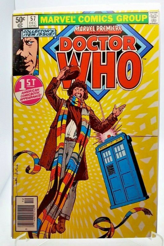 MARVEL PREMIERE #57 -1st comic book Doctor Who (1980) Tardis, VF/NM