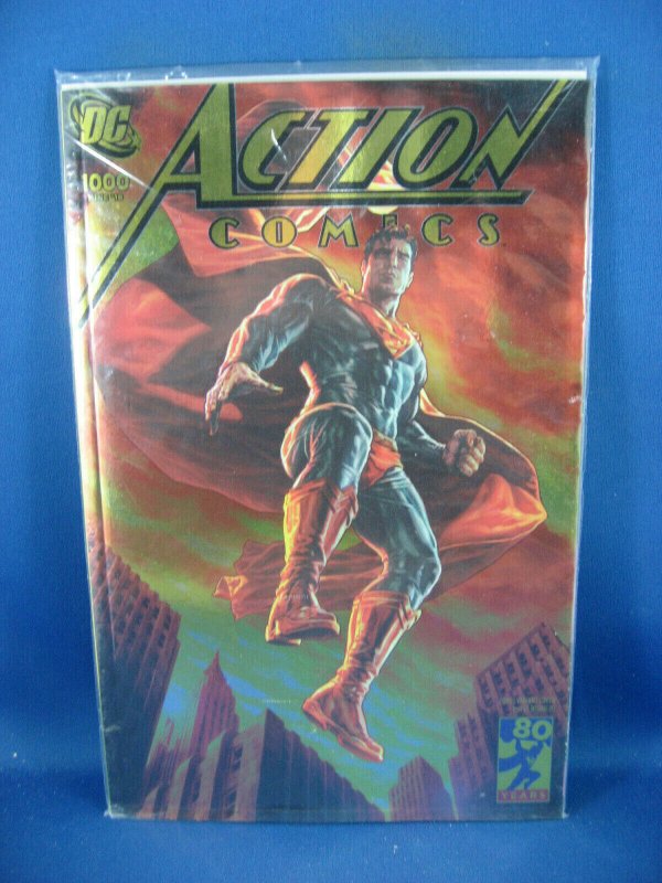 ACTION COMICS 1000 NM GOLD FOIL CONVENTION VARIANT SEALED 2018