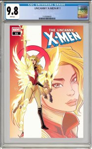 UNCANNY X-MEN #11 VECCHIO CALICO VIRGIN VARIANT  1:50 CGC 9.8 PRESALE 3.5