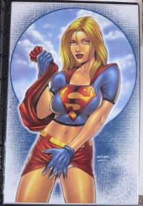 GW Fisher Supergirl Print!11x17 NM DC Comics Superman Legion Cheesecake