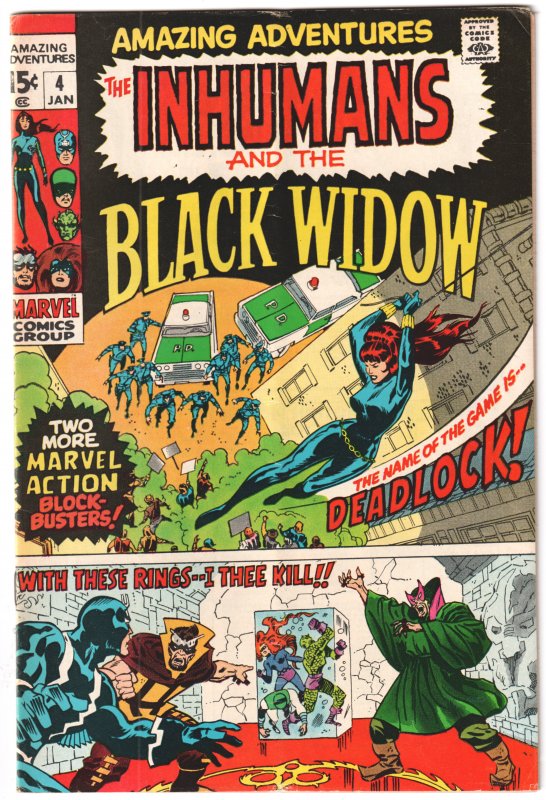 Amazing Adventures #4 (1971) Black Widow