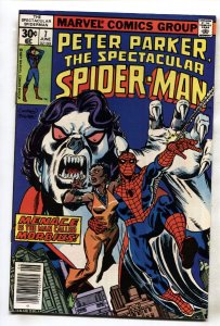 SPECTACULAR SPIDER-MAN #7--Morbius issue--comic book--Marvel