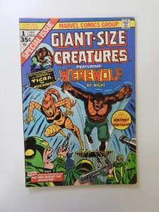Giant Size Creatures #1 1st Tigra VG/FN condition MVS intact 1/2 spine split