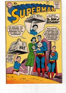 Superman #140 1960 FN/VF Early Bizarro cover 1st Son of Bizarro Utah CERTIFICATE