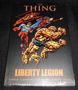 Thing Liberty Legion Premiere Edition Hardcover - Buscema (Marvel) - New/Sealed!