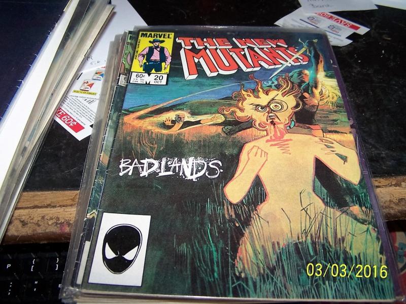 NEW MUTANTS  COMIC # 20 1984 marvel   X MEN   DEMON BEAR+ MAGIK LIMBO