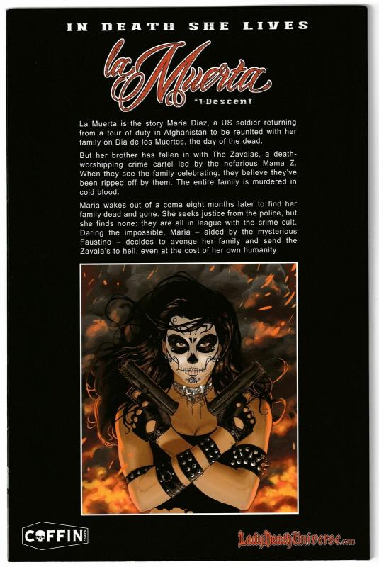 La Muerta Descent #1 Crystal Edition Signed w/COA #15/200 (NM)