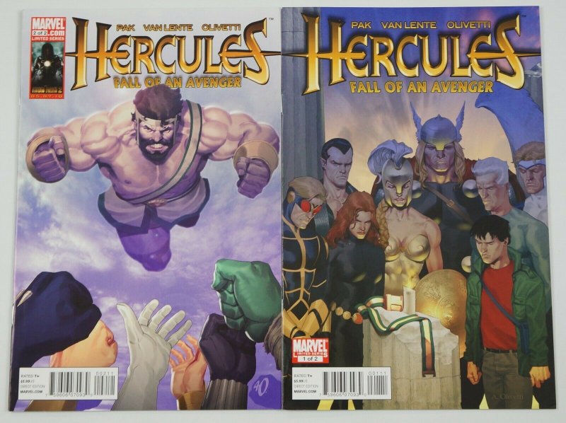 Hercules: Fall of an Avenger #1-2 VF/NM complete series - ariel olivetti - pak