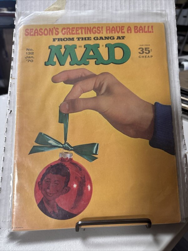 Vintage Mad Magazine #132 Jan ‘70 Season’s Greetings!