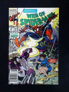 Web Of Spider-Man #91  Marvel Comics 1992 Vf+ Newsstand