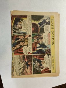 Flash Gordon’s 1954 Tabloid Color Newspaper Sundays Lot Of 8