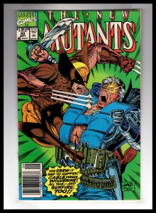 The New Mutants #94 (1990) WOLVERINE! Great High Grade copy!  / ECA7x