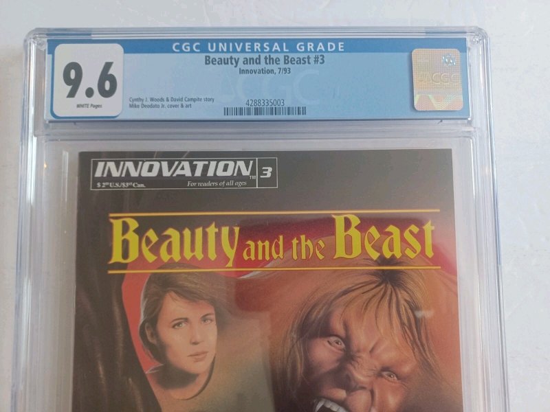 Beauty and the Beast #3 - TV Show-  1993 - CGC 9.6