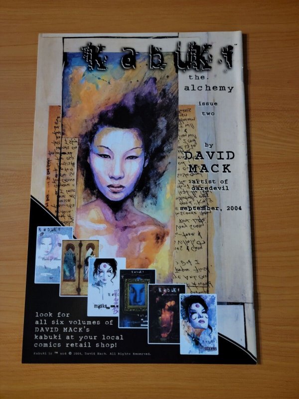 Kabuki #1 The Alchemy ~ NEAR MINT NM ~ 2004 Icon Comics