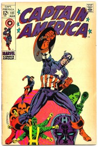 CAPTAIN AMERICA #111 & 113 (1969) 6.5 FN+  Jim Steranko! Cap's death & f...