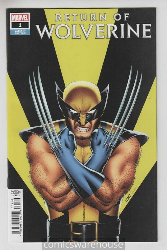 RETURN OF WOLVERINE (2018 MARVEL) #1 VARIANT 1:50 CASSADAY NM BGPQHP