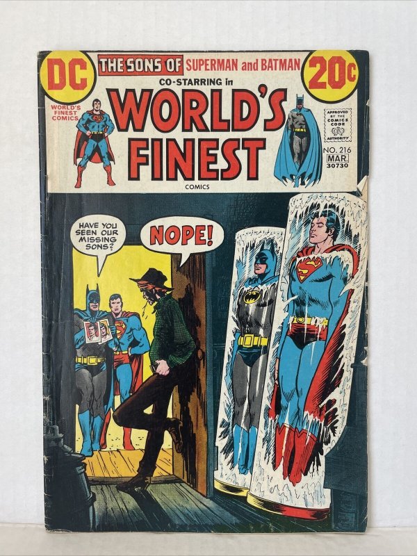 Worlds finest comics #216