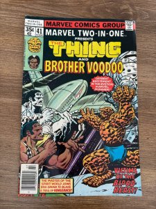 Marvel Two-In-One # 41 FN/VF Comic Book Thing Brother Voodoo 20 J274