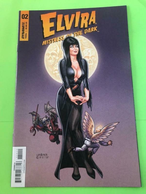 ELVIRA Mistress of the Dark #2 C, VF/NM, Dynamite, 2018, more Linsner in store 