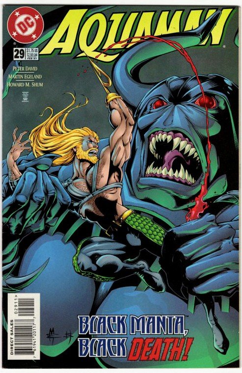 AQUAMAN #29 (9.0-9.2) Black Manta! High Grade! No Resv! 1¢ Auction! See More!!!