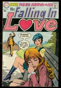 FALLING IN LOVE #113 1970-DC ROMANCE-LOVE HOROSCOPE '70 FN/VF