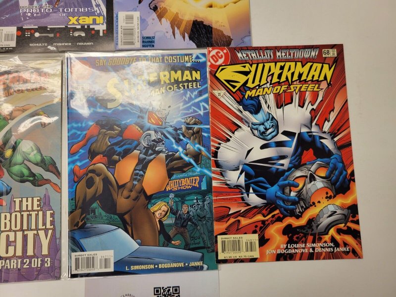 5 Superman Man of Steel DC Comic Books #60 67 68 100 111 52 TJ17