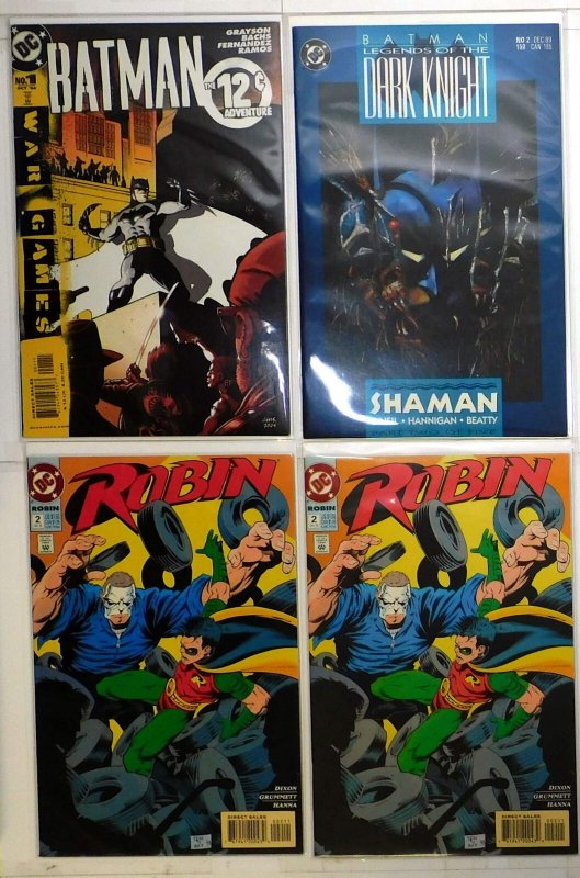 Batman Lot of 4 #Legends 2, 12 Cent, Robin 2 x2 (1989) DC Comics 1st Print