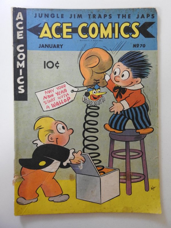 Ace Comics #70 (1943) GD Cond see description