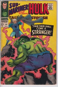 TALES TO ASTONISH #89 (Mar 1967) Solid GVG 3.0 cream to white paper.