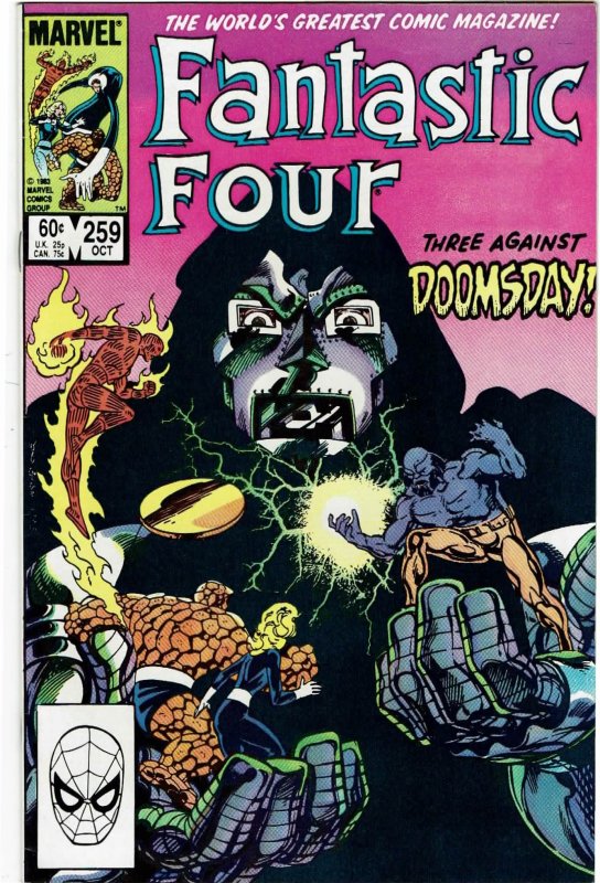 Fantastic Four 259 Doctor Doom John Byrne Nm Comic Books Bronze Age Hipcomic 