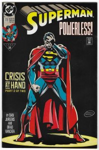 Superman #72 Direct Edition (1992)