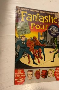 Fantastic Four #11 (1963)first impossible man right cover ship/Tanning