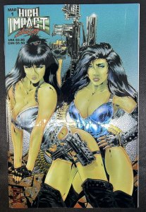 High Impact Studios Double Impact # 1 Chromium Cover 1ST PRINT ~ VF/NM